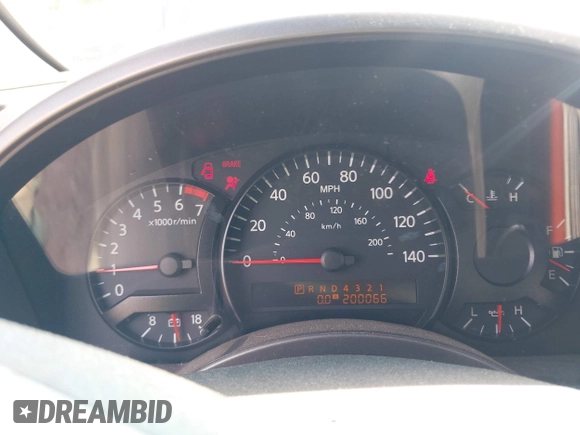 2007 Nissan Titan LE with VIN 1N6BA06A57N200128, listed as a IAAI auction lot 42223329 with 200,066 mi miles and . Bid and sale history available at DreamBid. Image 7.