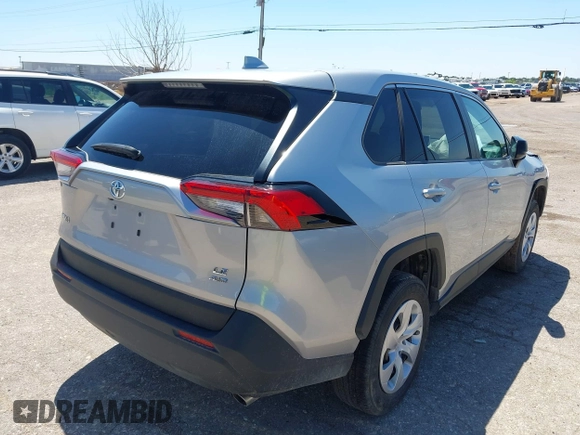 2024 Toyota RAV4 LE with VIN 2T3F1RFV5RC427974, listed as a IAAI auction lot 42648963 with 39,813 mi miles and . Bid and sale history available at DreamBid. Image 4.