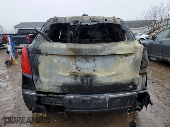 2017 Cadillac XT5 Luxury FWD with VIN 1GYKNBRS8HZ130524, listed as a Copart auction lot 46985545 with 0 mi miles and Clean Title. Bid and sale history available at carsss.com. Image 6.