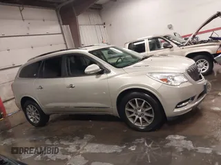 2014 Buick Enclave Leather with VIN 5GAKVBKD9EJ117343, listed as a IAAI auction lot 41219344 with 152,195 mi miles and . Bid and sale history available at DreamBid. Image 13.