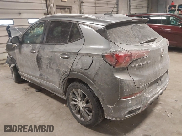 2021 Buick Encore GX Select with VIN KL4MMDSL9MB169877, listed as a IAAI auction lot 41707422 with 63,548 mi miles and . Bid and sale history available at DreamBid. Image 3.