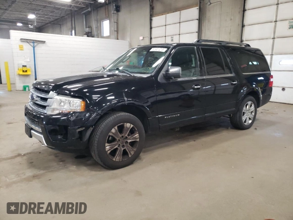 2016 Ford Expedition EL Platinum with VIN 1FMJK1MT6GEF02898, listed as a Copart auction lot 52981215 with 170,049 mi miles and Clean Title. Bid and sale history available at carsss.com. Image 1.