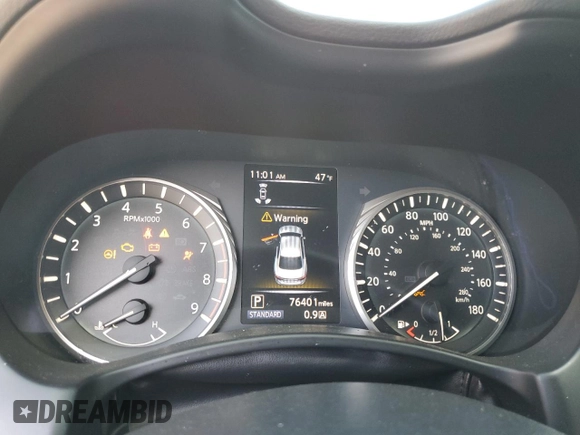 2019 Infiniti Q50 RED SPORT 400 with VIN JN1FV7AP7KM760554, listed as a Copart auction lot 83798944 with 76,401 mi miles and Salvage Title. Bid and sale history available at carsss.com. Image 9.