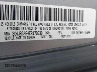 2014 Ram Cargo Van Tradesman с VIN 2C4JRGAG4ER179638, выставлен на аукционе IAAI как лот 42539697 с пробегом 189 800 миль миль и . История ставок и продаж доступна на DreamBid. Изображение 9.