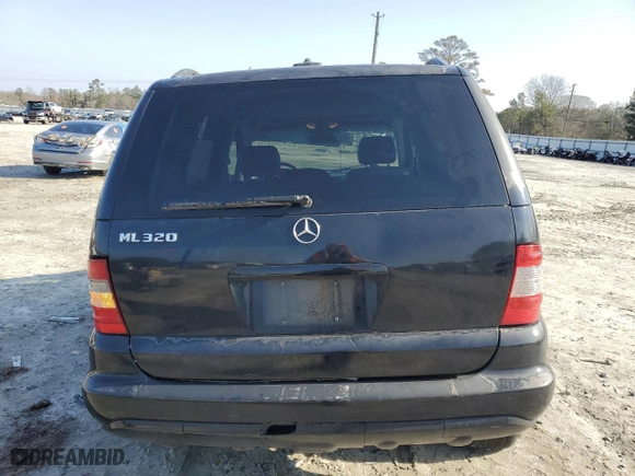 2002 Mercedes-Benz M-Class with VIN 4JGAB54E12A337920, listed as a Copart auction lot 44419495 with 278,061 mi miles and Salvage Title. Bid and sale history available at carsss.com. Image 6.