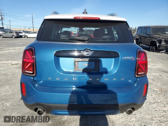 2022 MINI Countryman Cooper S with VIN WMZ53BR05N3N69329, listed as a Copart auction lot 41713105 with 44,764 mi miles and Salvage title. Bid and sale history available at DreamBid. Image 6.