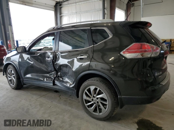 2015 Nissan Rogue SV with VIN 5N1AT2MT1FC774630, listed as a Copart auction lot 51665575 with 0 mi miles and Salvage Title. Bid and sale history available at carsss.com. Image 2.