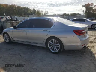 2016 BMW 7 Series 750i with VIN WBA7F0C50GGM20697, listed as a Copart auction lot 78850524 with 126,518 mi miles and Salvage Title. Bid and sale history available at carsss.com. Image 2.