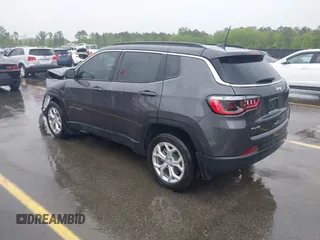 2024 Jeep Compass Latitude with VIN 3C4NJDBNXRT120438, listed as a IAAI auction lot 41972886 with 10,133 mi miles. Bid and sale history available at carsss.com. Image 3.