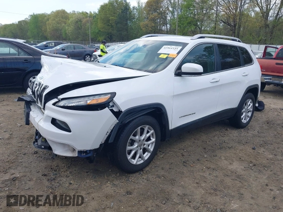 2016 Jeep Cherokee Latitude with VIN 1C4PJMCS5GW148829, listed as a IAAI auction lot 41964335 with 99,741 mi miles. Bid and sale history available at carsss.com. Image 2.