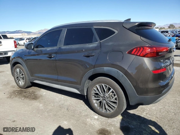 2019 Hyundai Tucson SEL with VIN KM8J33AL7KU947274, listed as a Copart auction lot 46188415 with 42,885 mi miles and Salvage Title. Bid and sale history available at carsss.com. Image 2.