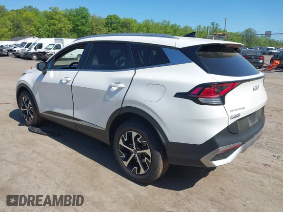 2023 Kia Sportage EX with VIN KNDPVCAG1P7072520, listed as a IAAI auction lot 42144538 with 68,375 mi miles and . Bid and sale history available at DreamBid. Image 3.