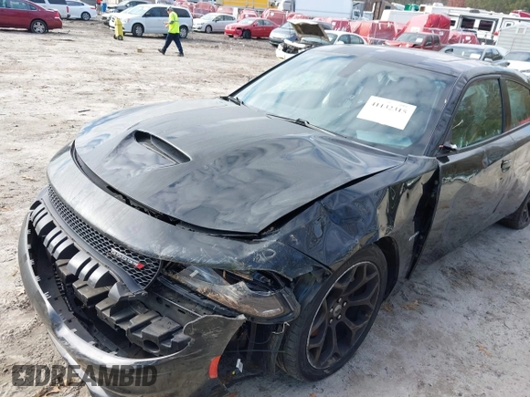 2019 Dodge Charger R/T with VIN 2C3CDXCT0KH742840, listed as a IAAI auction lot 41132315 with 62,136 mi miles and . Bid and sale history available at carsss.com. Image 6.