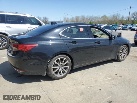2016 Acura TLX V6 with VIN 19UUB2F37GA000270, listed as a Copart auction lot 52340855 with Not provided miles and Salvage title. Bid and sale history available at DreamBid. Image 3.