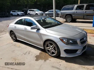 2015 Mercedes-Benz CLA 250 with VIN WDDSJ4EB4FN283897, listed as a Copart auction lot 54503215 with 98,167 mi miles and Salvage Title. Bid and sale history available at DreamBid. Image 4.