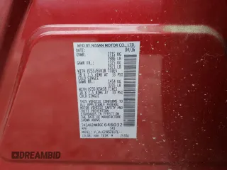 2016 Nissan Pathfinder Platinum with VIN 5N1AR2MN8GC646032, listed as a Copart auction lot 58304595 with 79,979 mi miles and Salvage title. Bid and sale history available at DreamBid. Image 14.