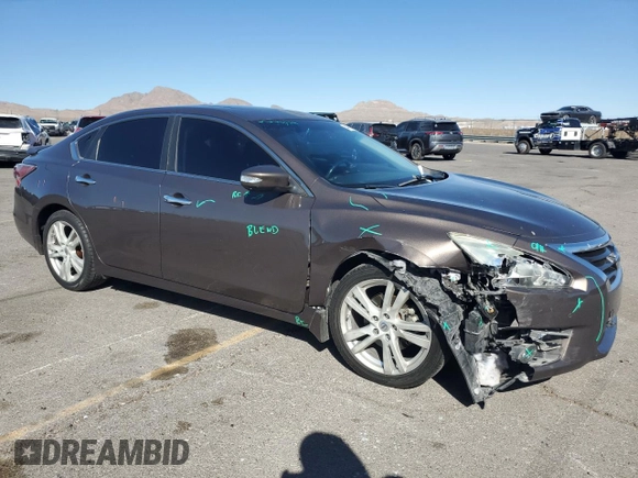 2015 Nissan Altima SL with VIN 1N4BL3AP4FC261237, listed as a Copart auction lot 44762885 with 80,252 mi miles and Salvage Title. Bid and sale history available at carsss.com. Image 4.