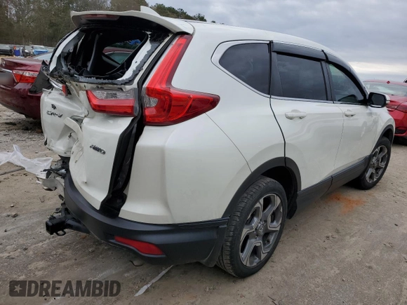 2018 Honda CR-V EX-L with VIN 2HKRW2H8XJH684510, listed as a Copart auction lot 71558802 with 51,264 mi miles. Bid and sale history available at carsss.com. Image 3.