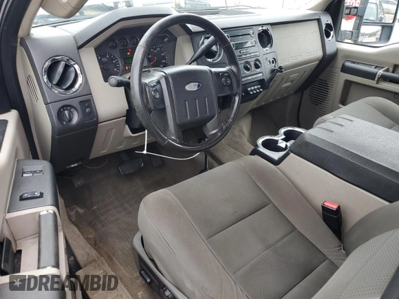 2010 Ford F-350 with VIN 1FTWX3BR9AEA40875, listed as a Copart auction lot 50977535 with 177,440 mi miles and Clean title. Bid and sale history available at DreamBid. Image 8.