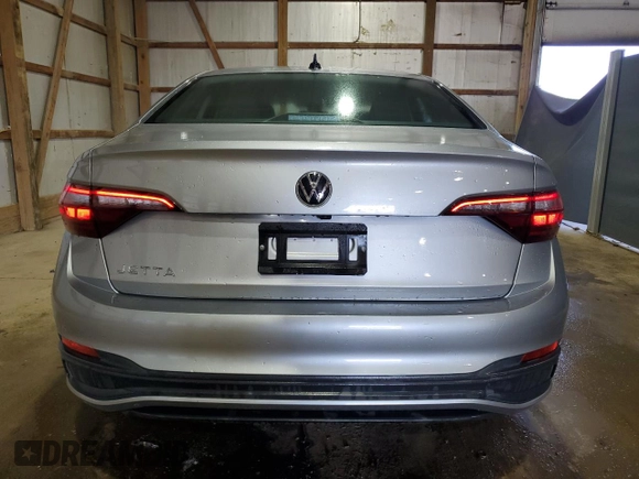 2024 Volkswagen Jetta S with VIN 3VW5M7BU2RM081318, listed as a Copart auction lot 63502205 with 27,240 mi miles and Clean title. Bid and sale history available at DreamBid. Image 6.