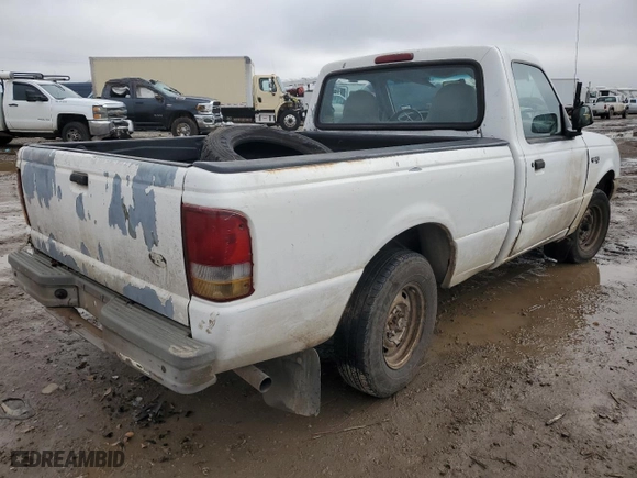 1997 Ford Ranger XLT with VIN 1FTCR10A8VUB16662, listed as a Copart auction lot 85321144 with 264,564 mi miles and Salvage Title. Bid and sale history available at carsss.com. Image 3.