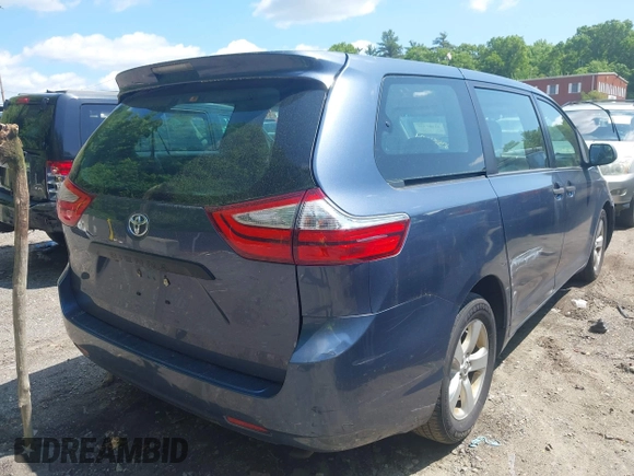 2016 Toyota Sienna L with VIN 5TDZK3DCXGS755834, listed as a IAAI auction lot 42385431 with 180,113 mi miles and . Bid and sale history available at DreamBid. Image 4.