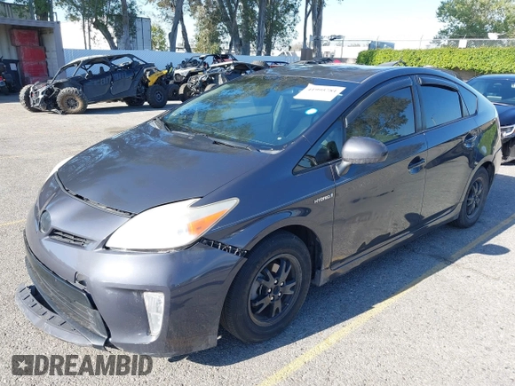 2013 Toyota Prius One with VIN JTDKN3DU9D5559161, listed as a IAAI auction lot 41995781 with 195,694 mi miles. Bid and sale history available at carsss.com. Image 2.