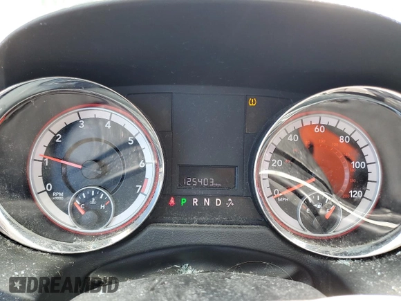 2011 Dodge Grand Caravan SXT with VIN 2D4RN4DG0BR603288, listed as a Copart auction lot 52589005 with 125,403 mi miles and Salvage Title. Bid and sale history available at DreamBid. Image 9.