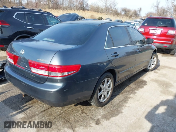 2003 Honda Accord EX z VIN 1HGCM66593A014065, wystawiony jako IAAI lot #41774694 z przebiegiem 163 536 mil mil oraz . Historia ofert i sprzedaży dostępna na DreamBid. Obrazek 4.