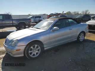 2004 Mercedes-Benz CLK Cabriolet 3.2L with VIN WDBTK65G44T019718, listed as a Copart auction lot 79489734 with 206,148 mi miles and Salvage Title. Bid and sale history available at carsss.com. Image 1.