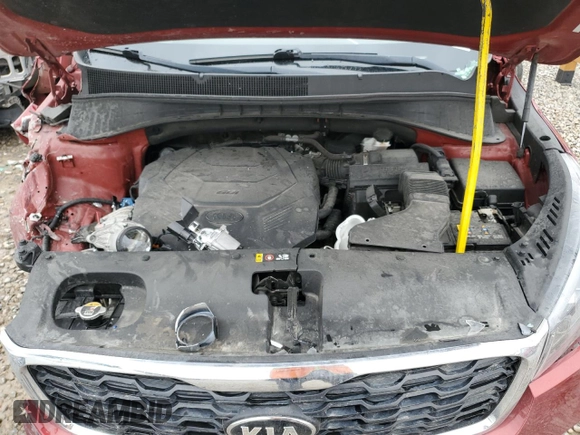 2019 Kia Sorento LX z VIN 5XYPGDA51KG468487, wystawiony jako Copart lot #55267365 z przebiegiem 112 479 mil mil oraz Szkoda całkowita • Salvage title. Historia ofert i sprzedaży dostępna na DreamBid. Obrazek 11.