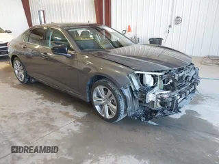 2021 Acura TLX w/Technology Package with VIN 19UUB6F46MA007285, listed as a IAAI auction lot 41517976 with 48,572 mi miles. Bid and sale history available at carsss.com. Image 1.