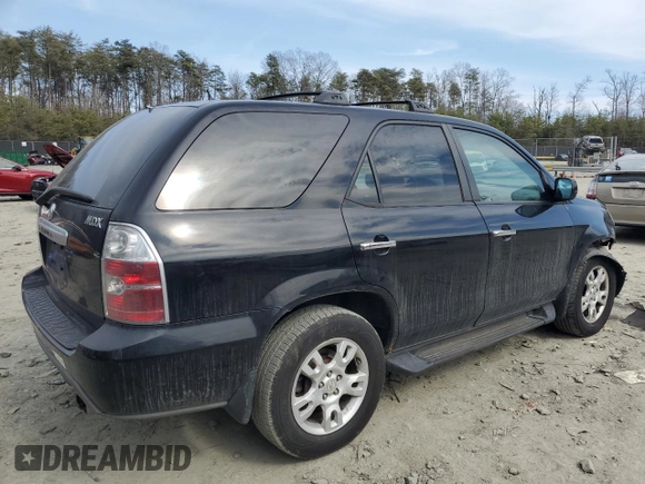 2006 Acura MDX Touring w/Navi with VIN 2HNYD18876H539530, listed as a Copart auction lot 47628035 with 115,525 mi miles and Salvage Title. Bid and sale history available at carsss.com. Image 3.
