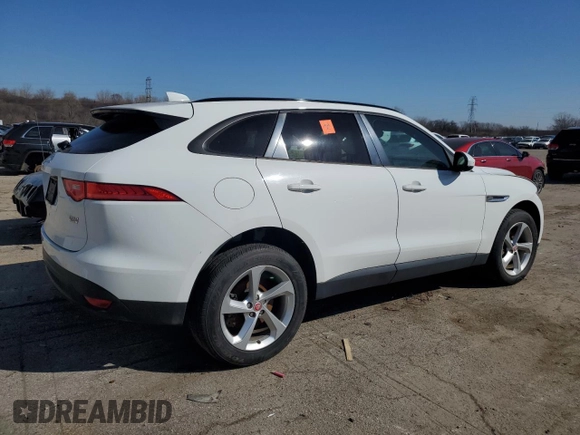 2017 Jaguar F-Pace 20d Premium with VIN SADCJ2BNXHA095319, listed as a Copart auction lot 48928225 with 67,334 mi miles and Clean Title. Bid and sale history available at DreamBid. Image 3.