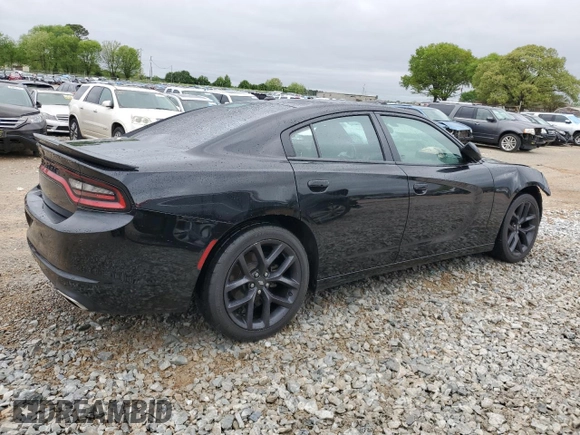 2021 Dodge Charger SXT with VIN 2C3CDXBG6MH613055, listed as a Copart auction lot 52149655 with 86,396 mi miles and Salvage Title. Bid and sale history available at carsss.com. Image 3.