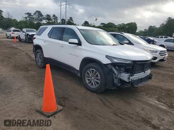 2023 Chevrolet Traverse LT Leather with VIN 1GNERHKW2PJ237483, listed as a Copart auction lot 51062795 with 39,665 mi miles and Salvage Title. Bid and sale history available at carsss.com. Image 4.