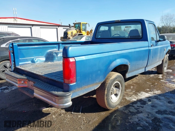 1993 Ford F-150 with VIN 2FTDF15YXPCB40600, listed as a IAAI auction lot 41405749 with 1 mi miles. Bid and sale history available at carsss.com. Image 4.