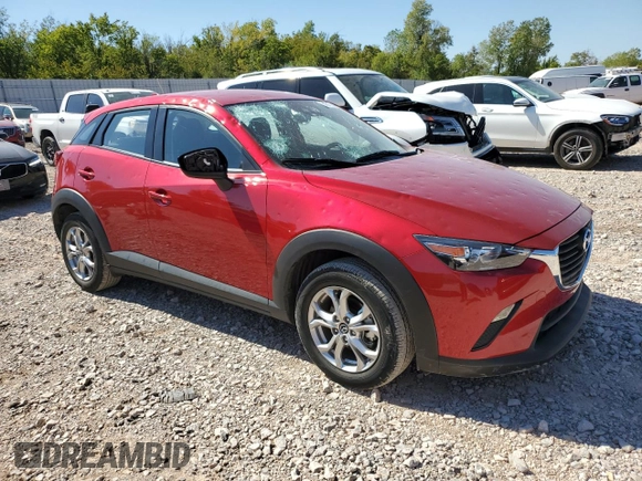 2018 Mazda CX-3 Sport with VIN JM1DKDB7XJ0316259, listed as a Copart auction lot 74517804 with 32,885 mi miles and Salvage Title. Bid and sale history available at DreamBid. Image 4.