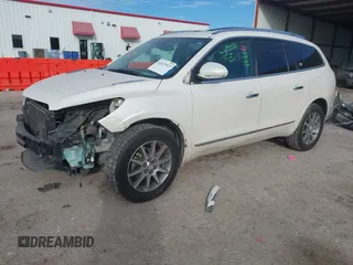 2013 Buick Enclave Leather with VIN 5GAKRCKD6DJ263627, listed as a IAAI auction lot 41629321 with 142,906 mi miles. Bid and sale history available at carsss.com. Image 2.