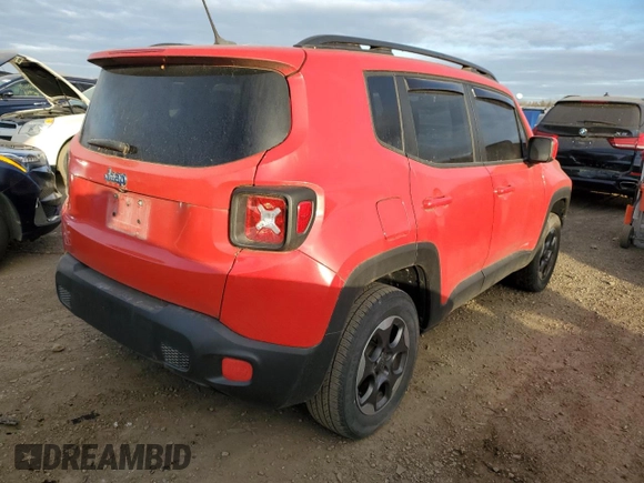 2015 Jeep Renegade Latitude with VIN ZACCJBBH3FPC05601, listed as a Copart auction lot 83986434 with 81,777 mi miles and Clean Title. Bid and sale history available at carsss.com. Image 3.