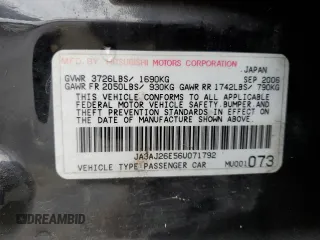 2006 Mitsubishi Lancer ES with VIN JA3AJ26E56U071792, listed as a Copart auction lot 48354765 with 118,720 mi miles and Clean Title. Bid and sale history available at carsss.com. Image 12.