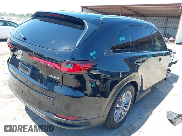 2024 Mazda CX-90 Preferred with VIN JM3KKBHD8R1170417, listed as a IAAI auction lot 42187058 with 7,243 mi miles and . Bid and sale history available at DreamBid. Image 4.