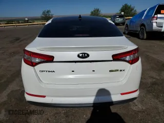 2013 Kia Optima Hybrid EX with VIN KNAGM4ADXD5060028, listed as a Copart auction lot 69083304 with 119,701 mi miles and Salvage Title. Bid and sale history available at carsss.com. Image 6.
