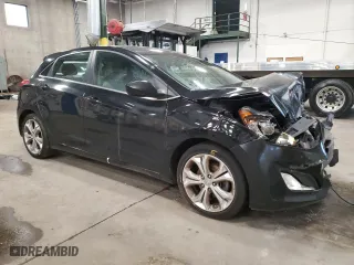 2013 Hyundai Elantra GT with VIN KMHD35LE2DU138100, listed as a Copart auction lot 55961344 with 79,144 mi miles and Salvage Title. Bid and sale history available at carsss.com. Image 4.