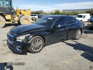 2019 Infiniti Q50 Luxe with VIN JN1EV7APXKM510124, listed as a Copart auction lot 59026325 with 43,228 mi miles and Salvage title. Bid and sale history available at DreamBid. Image 1.