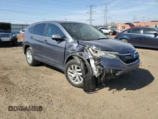 2015 Honda CR-V EX with VIN 5J6RM4H5XFL065880, listed as a Copart auction lot 49017635 with Not Provided miles and Salvage Title. Bid and sale history available at DreamBid. Image 4.