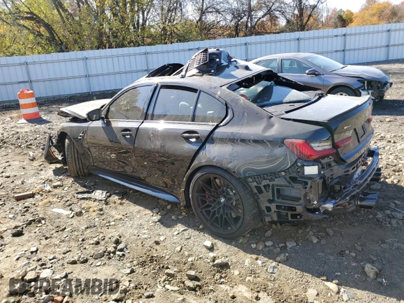 2025 BMW M3 Competition xDrive z VIN WBS33HJ03SFT87704, wystawiony jako Copart lot #77317434 z przebiegiem Nie podano mil oraz Szkoda całkowita • Salvage title. Historia ofert i sprzedaży dostępna na DreamBid. Obrazek 2.