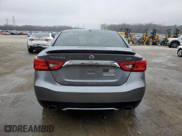 2017 Nissan Maxima S with VIN 1N4AA6AP0HC457374, listed as a Copart auction lot 43526645 with 114,752 mi miles and Salvage Title. Bid and sale history available at DreamBid. Image 6.
