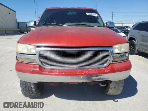 1999 GMC Sierra 1500 SLE z VIN 1GTEK19T7XE502407, wystawiony jako Copart lot #48602375 z przebiegiem 215 953 mil mil oraz Szkoda całkowita • Salvage title. Historia ofert i sprzedaży dostępna na DreamBid. Obrazek 5.
