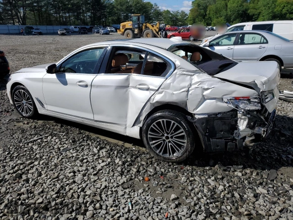 2020 BMW 5 Series 540i xDrive with VIN WBAJS3C01LWW68609, listed as a Copart auction lot 55895565 with Not provided miles and Salvage title. Bid and sale history available at DreamBid. Image 2.